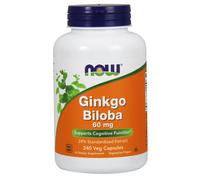 Estratto di Ginkgo Biloba 24% 60 mg 240 capsule vegetali Now Foods