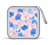 Ginkgo Biloba - Custodia porta CD con foglie, portatile, capacità 40 DVD, organizer per auto e viaggi, Stile:, Taglia unica