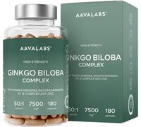 Ginkgo Biloba Integratore 7500Mg 50:1 Con Ginseng Rosso Coreano, Bacopa Monnieri