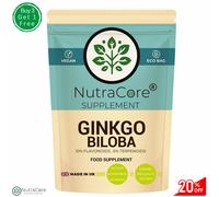Ginkgo Biloba Pillole 5000mg (300mg Terpenoids) -effective Memoria Support-Vegan