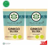 Ginkgo Biloba Pillole 5000mg (300mg Terpenoids) -effective Memoria Support-Vegan