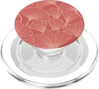 Ginkgo biloba rosa retrò vintage foglie PopSockets PopGrip per MagSafe