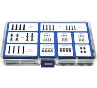 Ginkgo set universale di viti VESA per TV, M4 M5 M6 M8, con distanziatori, compatibile con supporti da parete, da tavolo e monitor, fino a 80 pollici, nero