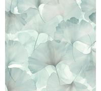 Erismann Ginko Dream Vinile Parati Verde Blu 1047018 Elegante Botanico Ispirato