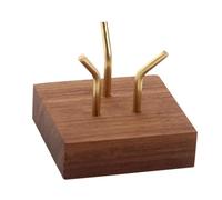 GinMimi Mineral Rack Sofisticato Espositore in Legno per Cristalli Fossili e Collezionismo Rock Collection Holder Mineral Stand, Grande, come descritto