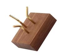 GinMimi Mineral Rack Sofisticato Espositore in Legno per Cristalli Fossili e Collezionismo Rock Collection Holder Mineral Stand, Small, come descritto