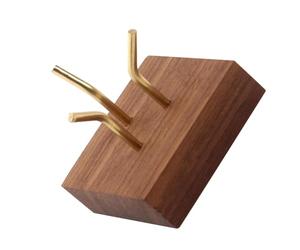 GinMimi Mineral Rack Sofisticato Espositore in Legno per Cristalli Fossili e Collezionismo Rock Collection Holder Mineral Stand, Small, come descritto