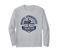 Ginnasta divertente campione di ginnastica mentale Maglia a Manica