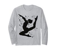 Ginnasta Piano Ragazzi Bambini Ginnastica Artistica Maglia a Manica