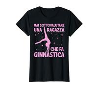 Ginnastica Artistica Una Ragazza Che Fa Ginnastica Donna Maglietta