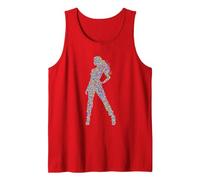 Ginnastica Ginnasta Acrobata Danza Sport Bambini Canotta, Uomo, Rosso, XL