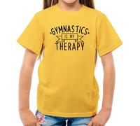 Ginnastica Is My Therapy - T-Shirt - Pommel Acrobatics Divertente Gym Love