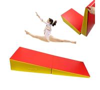 Ginnastica Tappetini Inclinati, Tappetini A Cuneo A Cuneo, Pieghevole, Tappetino Da Palestra 2 In 1 Con Manico Da Trasporto, Per Allenamento Di Ginnastica, Fitness (Size:150×70×35cm（59×29.5×13.8in）)