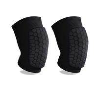 Ginocchiera a compressione per ginocchiere, con imbottitura a nido d'ape, traspirante e antiscivolo, ginocchiere per basket, palestra, corsa, allenamento, sport, uomini e donne, un paio XL