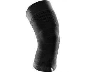 Ginocchiera a compressione sportiva Bauerfeind, supporto per ginocchio, nero L Black