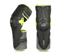 Acerbis X-Strong Protettori per ginocchiere (Black/Yellow,One Size)