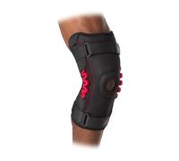 Ginocchiera con cerniera a molla McDavid NRG Brace Nero M