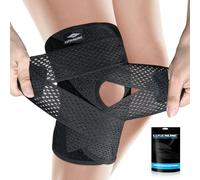 Ginocchiera con stabilizzatori laterali, ginocchiera regolabile per uomo/donna, supporto a compressione per danni ai legamenti, artrite, rottura del menisco, LCA, MCL, sollievo dal dolore al ginocchio