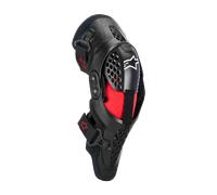 Alpinestars SX-1 Plasma, protezioni per le ginocchia L/XL male Nero/Rosso