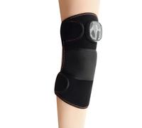 Ginocchiera da massaggio - 4 livelli di calore regolabili e 3 modalità di massaggio - cuscino riscaldante per ginocchio ricaricabile 1100 mAh, per uomini, donne, genitori, nonni, madri, padre