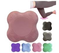 Ginocchiera da yoga a forma di fiore extra spessa adatta per ginocchia, gomiti, glutei, polsi e mani in schiuma per pilates, ginocchiere, yoga, tappetino spesso adatto per interni (rosa 1 pezzo)