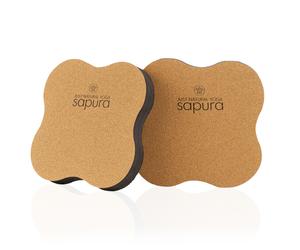 Ginocchiera da yoga Set di 2 - Sughero - Cuscino per ginocchio Rehab 1