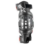 Ginocchiera Destra Alpinestars Bionic-10 Nero-Rosso XL/XXL Nero