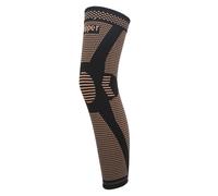 Ginocchiera elastica sportiva antiscivolo, manicotto di compressione in nylon per il supporto della gamba.