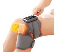 Ginocchiera elettrica per massaggio al ginocchio, ginocchiera riscaldata con cinque ingranaggi riscaldanti per spalle, gomiti, polpacci, collant e braccia