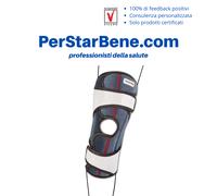 Ginocchiera Genutonic elastica aperta con stecche a spirale TO3118 Tenortho