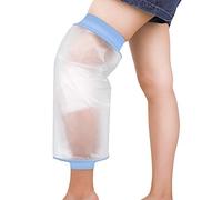 Ginocchiera impermeabile per doccia per adulti dopo l'intervento chirurgico, copertura per doccia per chirurgia del ginocchio a tenuta stagna protezione per ginocchio sostituzione chirurgia ferita