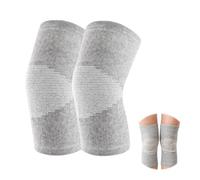 Ginocchiera in bambù da donna, artrosi, ginocchiere, supporto regolabile, ginocchiera da donna, per pallavolo, allenamento, ginocchiera per artrosi/ginocchiere Sport(L)