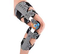 Ginocchiera incernierata ROM Post Op Immobilizzatore ginocchio regolabile supporto immobilizzatore con stabilizzatori laterali per gambe per uomini e donne
