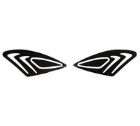 Ginocchiera laterale moto effetto carbonio marrone protezione vernice: forma 16