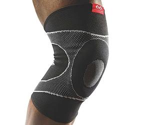Ginocchiera McDavid 4-Way Elastic avec contreforts gel Noir XL