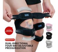 Ginocchiera modello base GOUNOD - Stabilizzatore della rotula unisex per sport - Calcio, Basket, Corsa, Tennis, Pallavolo e Squat. rosa,nero,grigio,Grigio 2 pezzi,Rosa 2 pezzi,Nero 2 pezziBlocchi di c