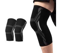 Ginocchiera Ortopedica, 2 Pezzi Tutore Ginocchio Legamenti Menisco, Fascia Elast