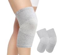 Ginocchiera Ortopedica Elastica 2 Pezzi Tutore Fascia Ginocchio Sport Traspirante Tutore Ginocchio per Uomo Donne Ginocchiera per Artrosi Ginocchio Supporto per Artrite Corsa Dolore alle Articolazion