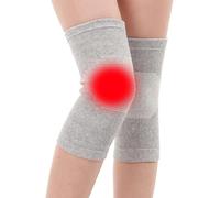 Ginocchiera Ortopedica, Ginocchiere in Bambù a Compressione, Fascia Ginocchio Elastica, Ginocchiere Calde Invernali, Ginocchiera Sportiva Supporto, per Pallavolo, Allenamento, Corsa, per Uomo e Donne