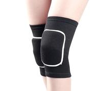 Ginocchiera Ortopedica Ginocchiere in spugna for ginocchiere sportive a compressione Supporto for protezioni elastiche for il ginocchio for l'allenamento di danza Tutore Ginocchio(Black and white,L)
