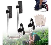 Ginocchiera per giardinaggio, dispositivo per inginocchiarsi con cinghia, ginocchiera ergonomica e seduta da giardino, strumenti portatili per risparmiare manodopera per lavori agricoli, protezione