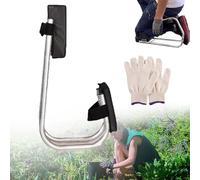 Ginocchiera per giardinaggio, dispositivo per inginocchiarsi con cinghia, ginocchiera ergonomica e seduta da giardino, strumenti portatili per risparmiare manodopera per lavori agricoli, protezione