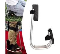 Ginocchiera per giardinaggio, inginocchiarsi e sedersi, dispositivo per inginocchiare con cinghia per giardino, protezione ergonomica per ginocchio e supporto per caviglia, per giardino - gamba per