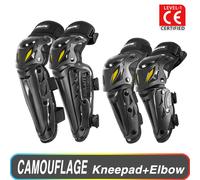 Ginocchiera per Moto Protezione per Gomito Combo Protezione per Ginocchio Equipa