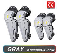 Ginocchiera per Moto Protezione per Gomito Combo Protezione per Ginocchio Equipa