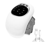 Ginocchiera portatile - 3 livelli senza fili, display a LED, vibrazione regolabile riscaldata, ginocchiera riscaldata per nonna, nonno, papà, mamma, anziani, rilassamento, guarigione, articolazione