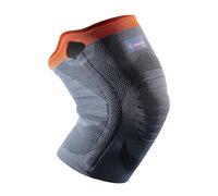 Ginocchiera rinforzata di sostegno - Thuasne Sport - Grigio/Arancio - Taglia XL