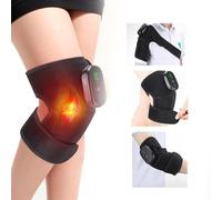 Ginocchiera Riscaldata 3 In 1 Per Spalla Gomito Ginocchio, Massaggiatore Per Ginocchio Riscaldato Senza Fili, 3 Livelli Di Riscaldamento + 3 Modalità Di Vibrazione, Per Dolori Articolari,Black