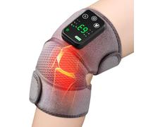 Ginocchiera riscaldata, massaggiatore per ginocchio senza fili, con 3 livelli di riscaldamento, 3 vibrazioni, batteria integrata da 4000 mAh, per alleviare il dolore al ginocchio, cuscinetto