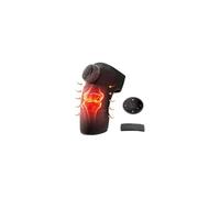 Ginocchiera riscaldata senza fili con luce rossa e touchscreen, cuscino portatile per spalle e gomiti con 5 impostazioni di temperatura, 5 programmi di massaggio e design dello schermo di blocco